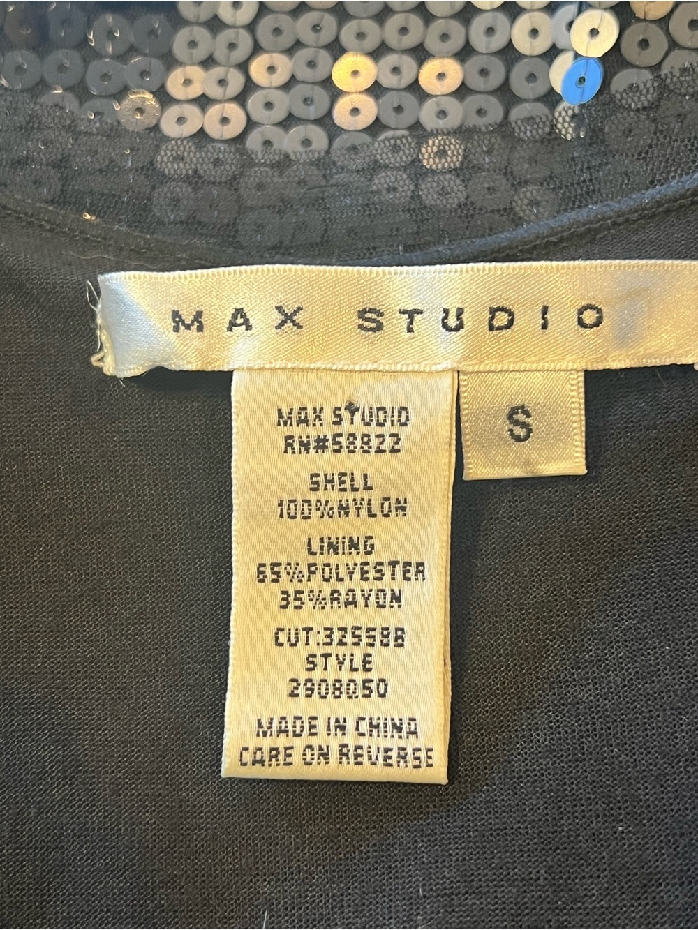 Max Studio Black Sequin Tank Mini Dress - Picture 2 of 8